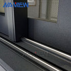 SGS Aluminium Sliding Windows Sliding Glass Doors Dengan Jendela Transom