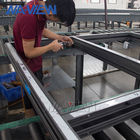Jendela Casement Aluminium Alloy Yang Dapat Dioperasikan Horisontal Dan Vertikal
