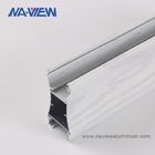 Bagian Kusen Pintu Kamar Mandi Aluminium Profil Ekstrusi Aluminium